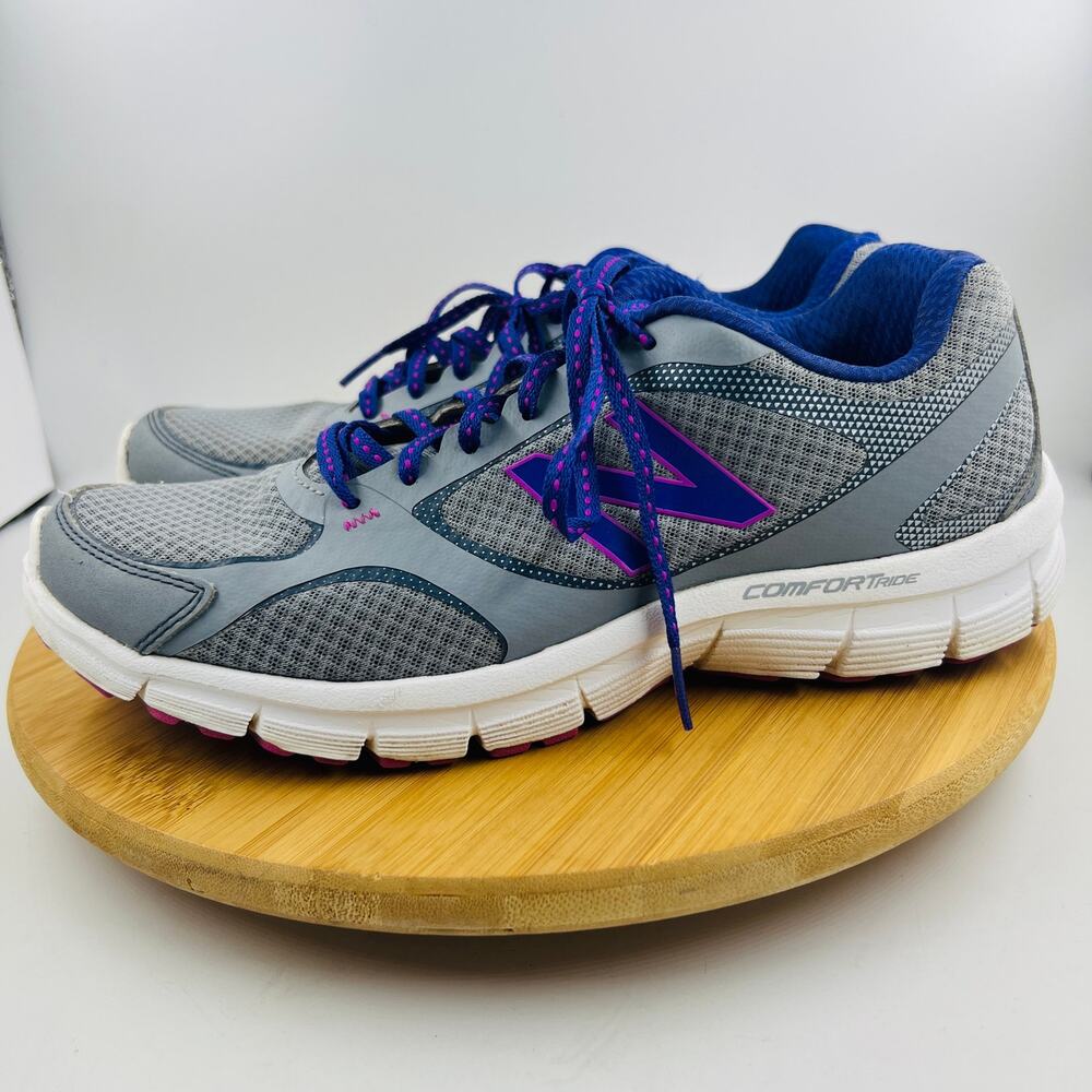 New Balance 543 V1 Womens Running Walking Shoe 9 Gray Pink Blue ComfortRide